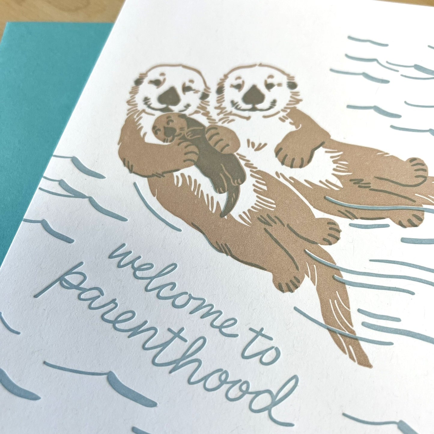 Welcome to Parenthood (Otters) Card