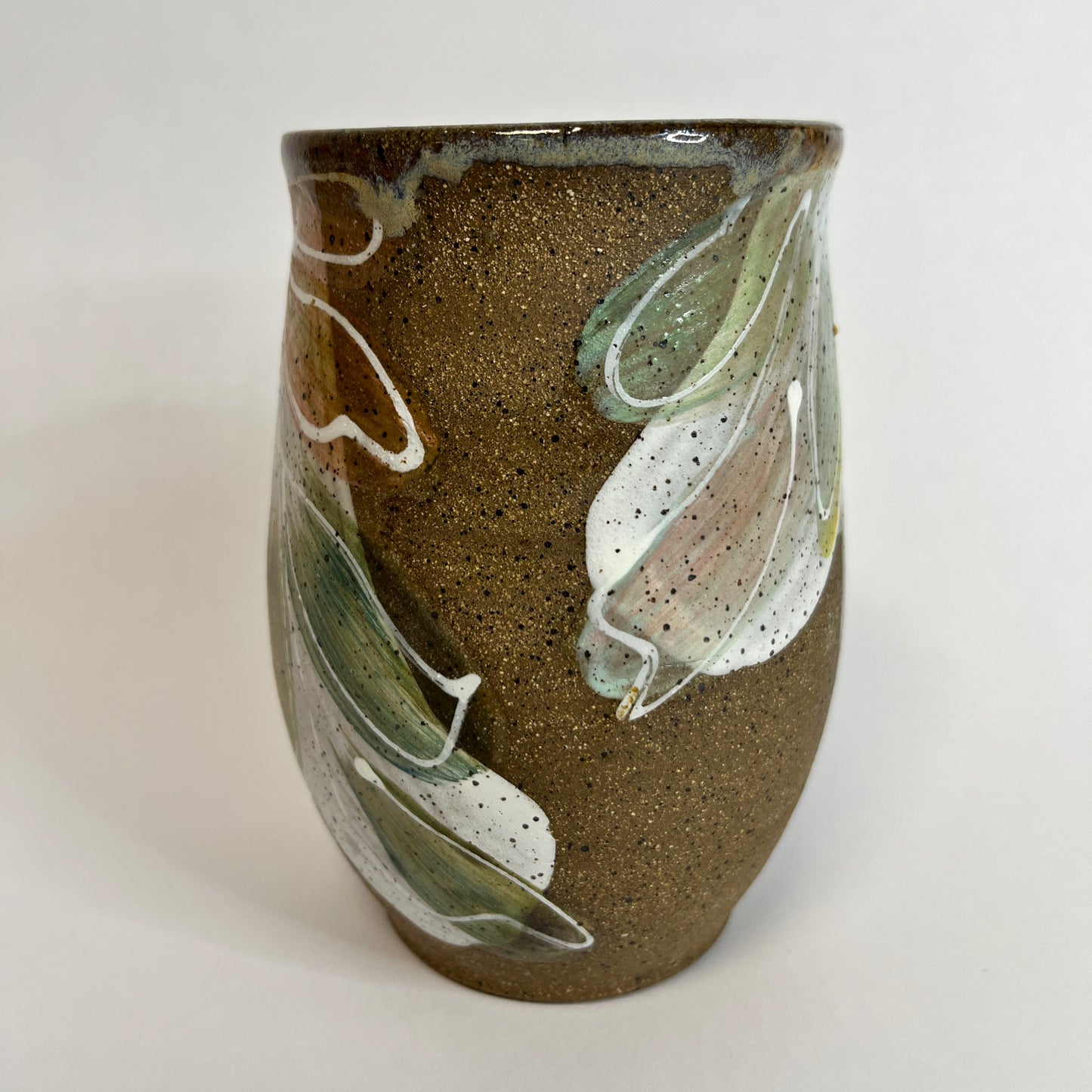 Handmade Mug with Painted Florals