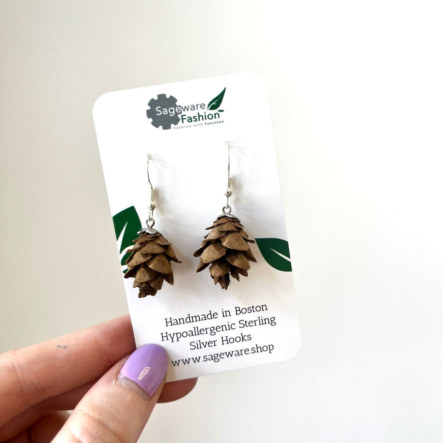 Pine Cone Earrings
