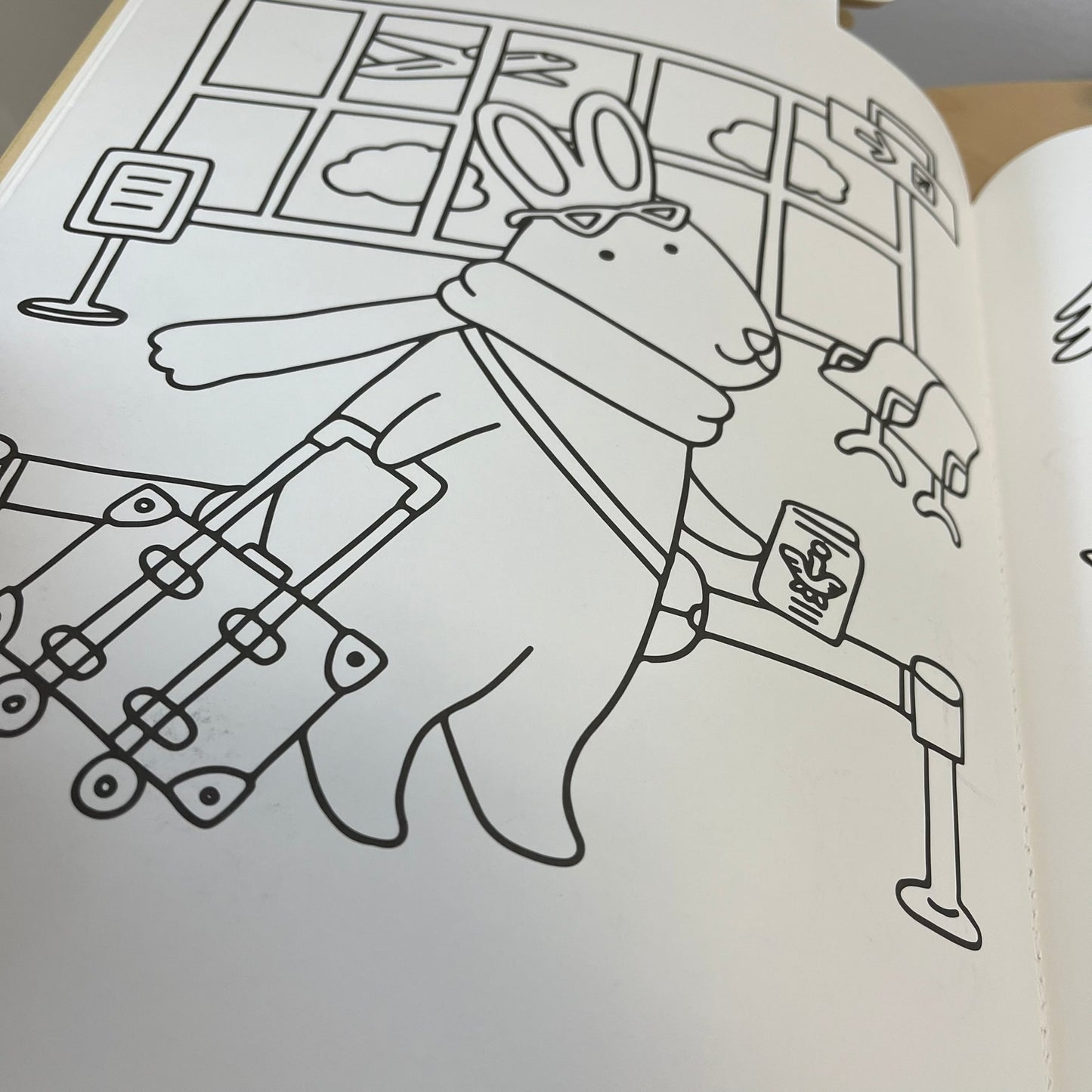 Suitcase Coloring Book