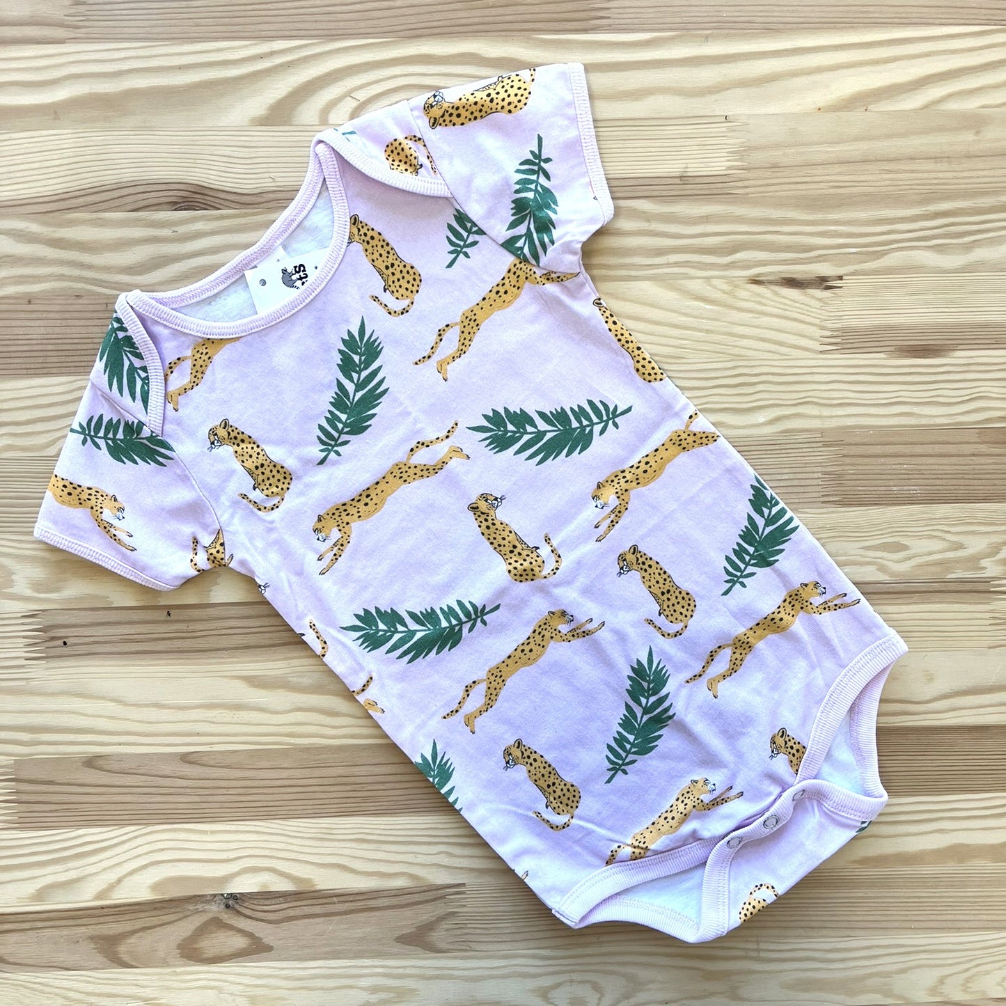 Baby Bodysuit - Pink Cheetah
