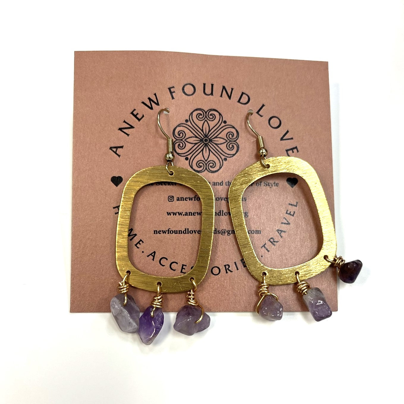 Chandelier Gemstone Earrings