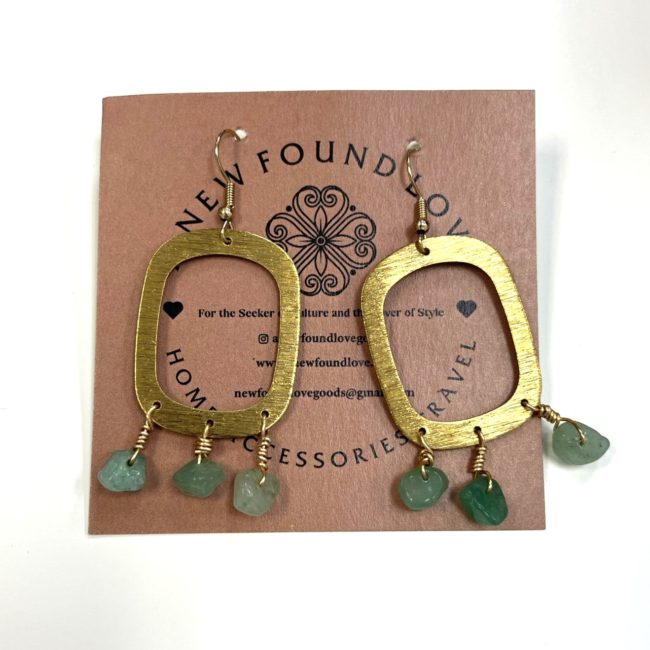 Chandelier Gemstone Earrings