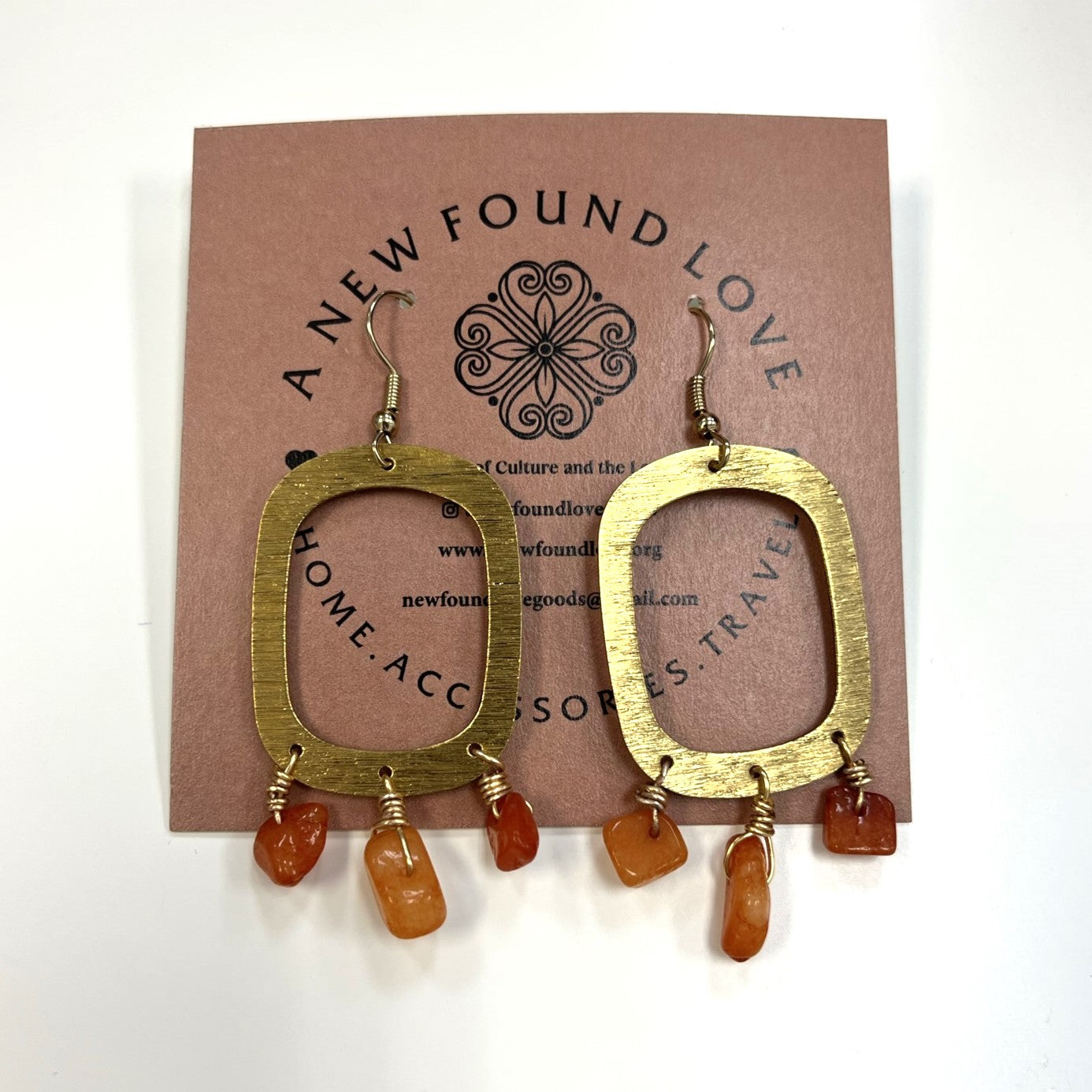 Chandelier Gemstone Earrings