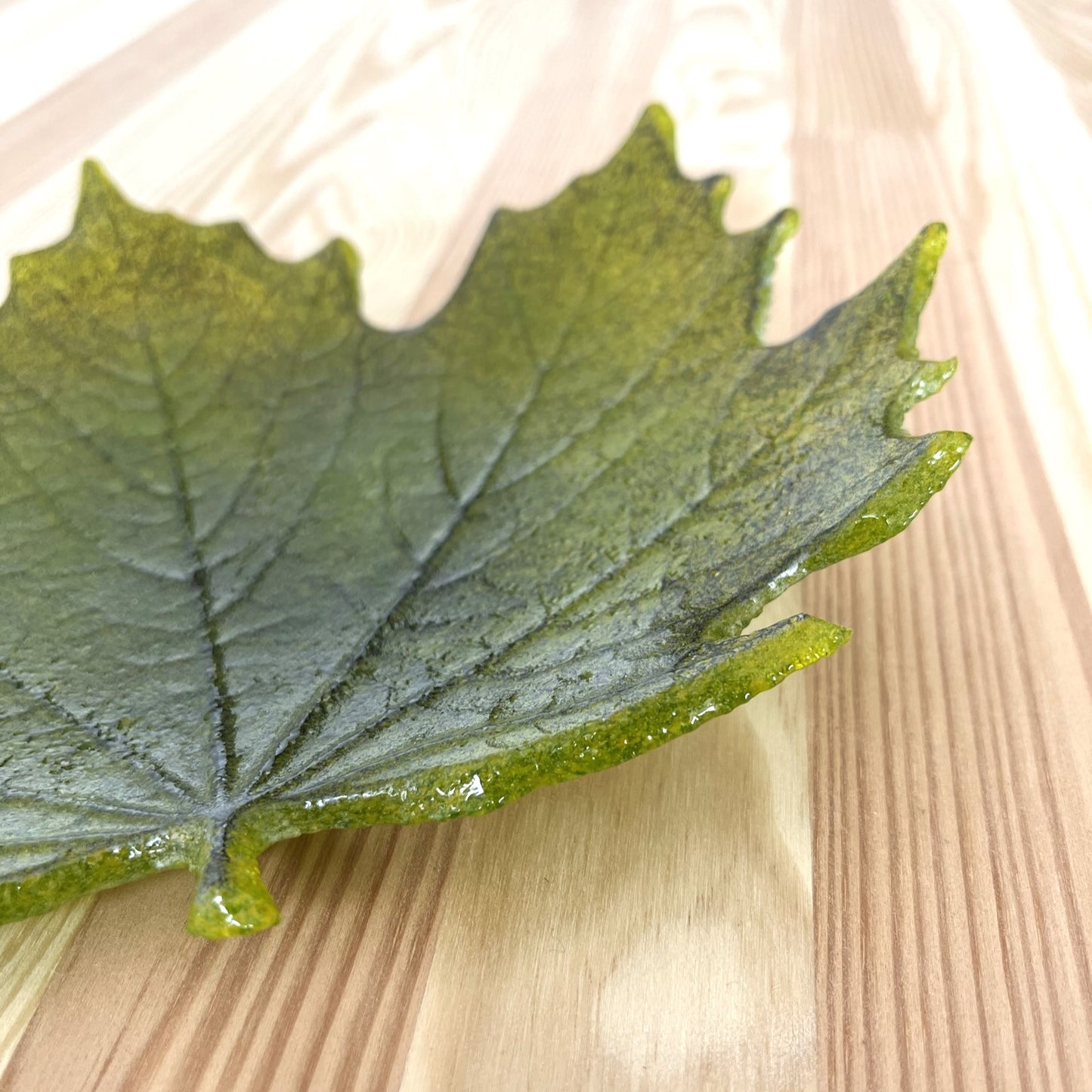 Maple Leaf Glass Plate
