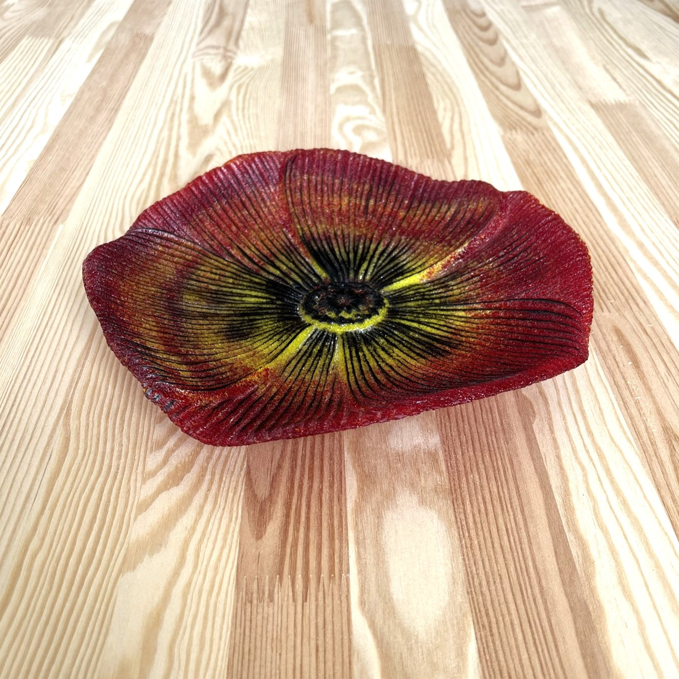 Glass Poppy Bowls