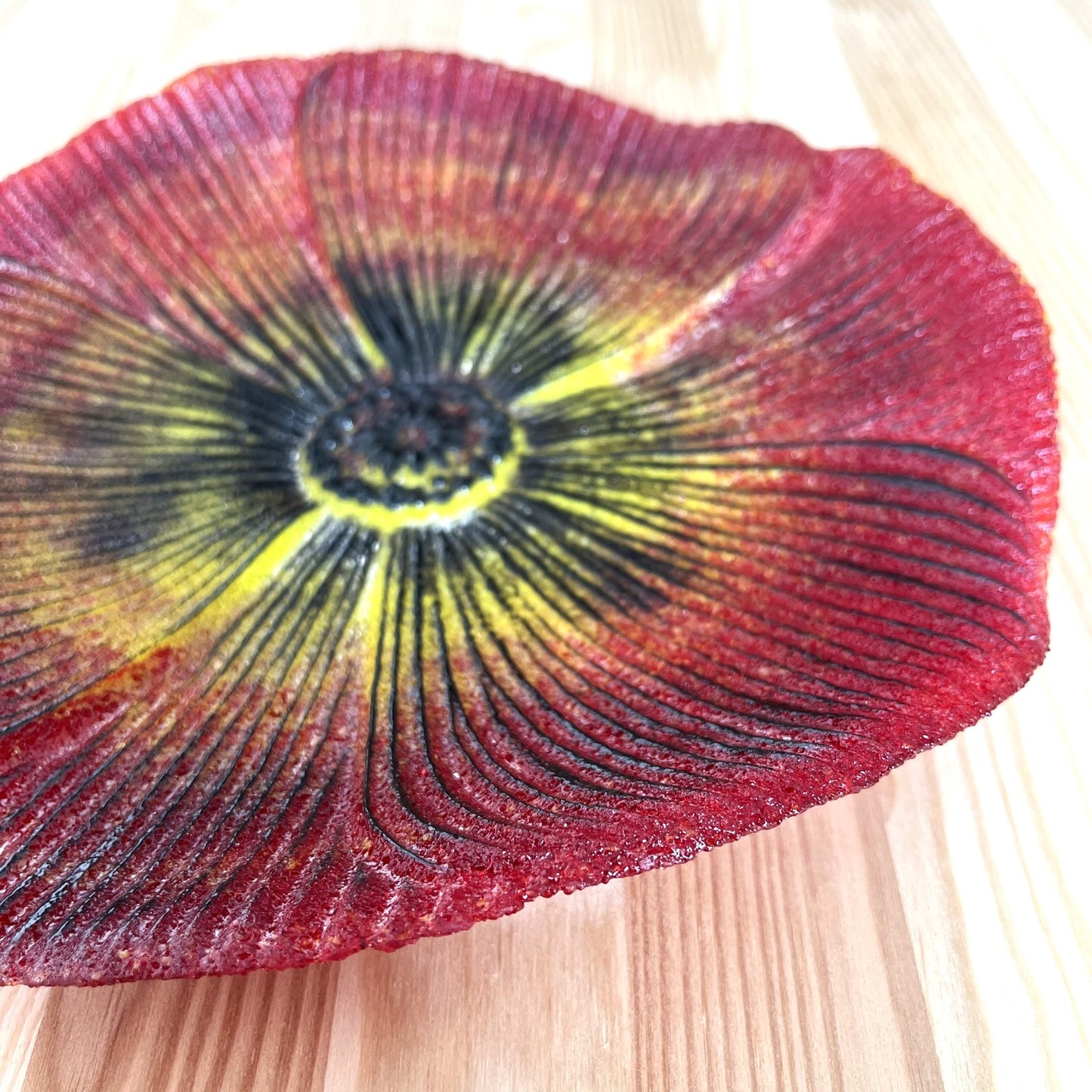 Glass Poppy Bowls