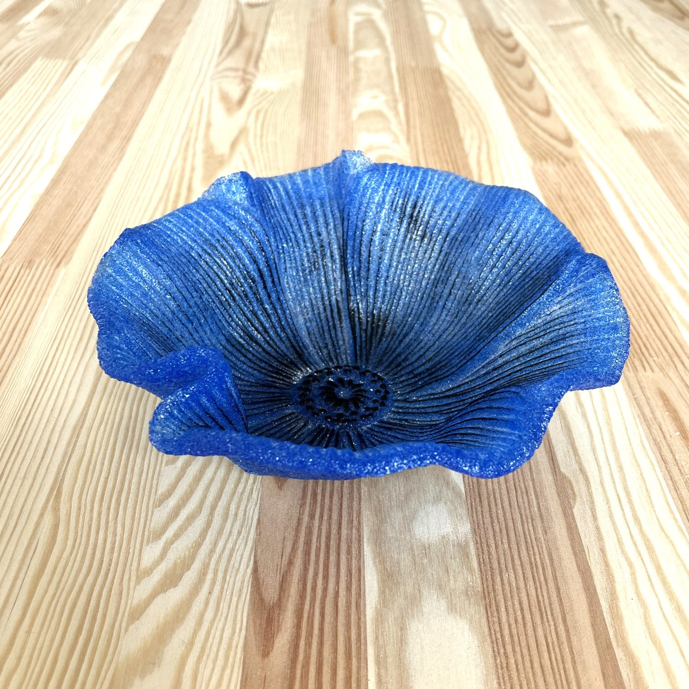 Glass Poppy Bowls
