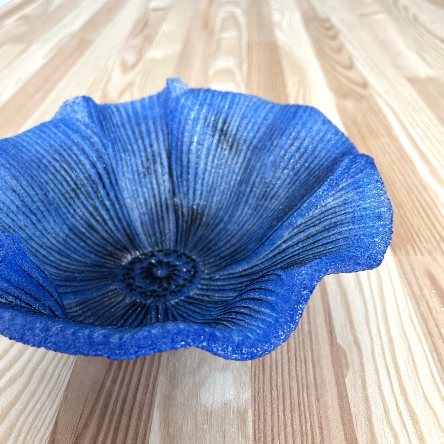 Glass Poppy Bowls