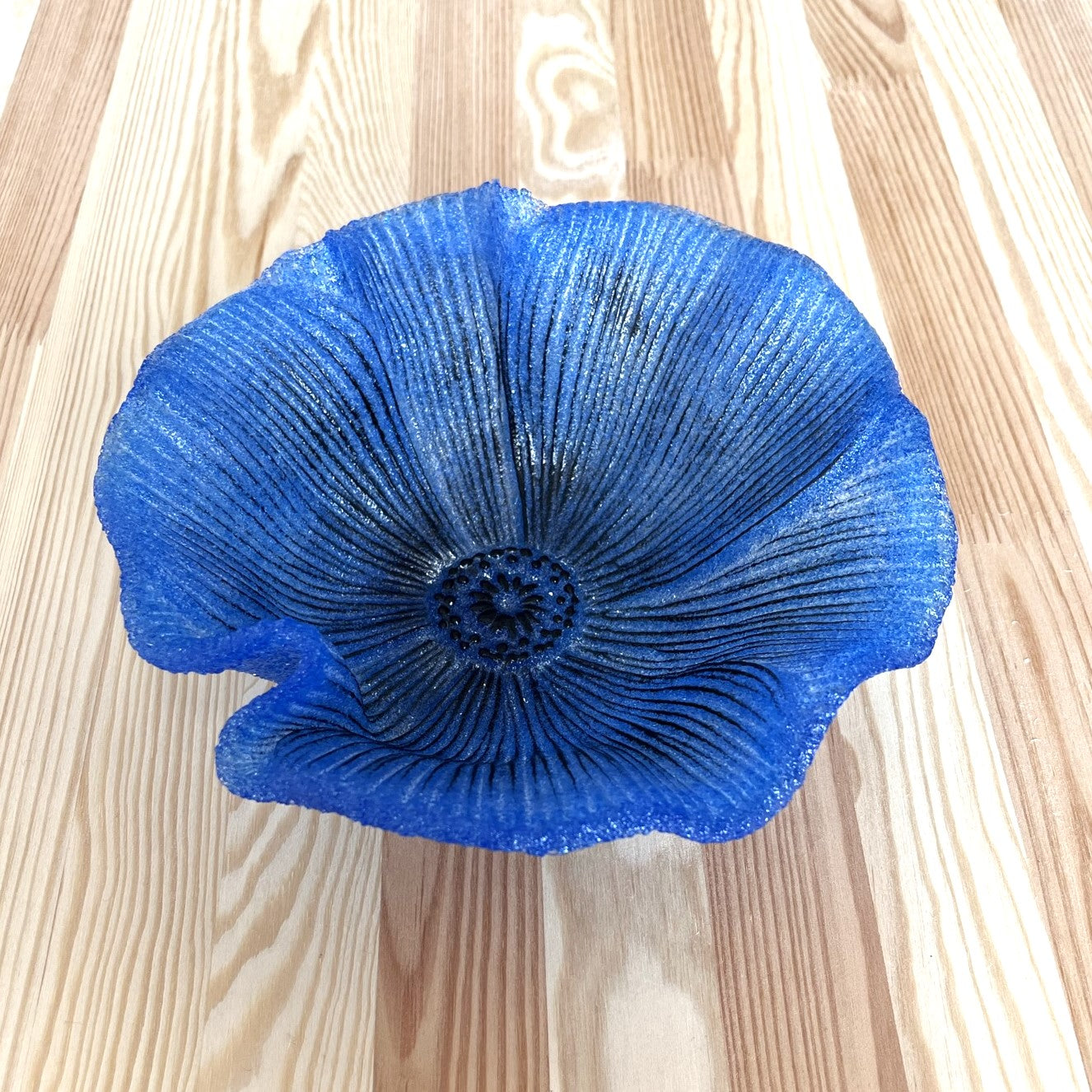 Glass Poppy Bowls