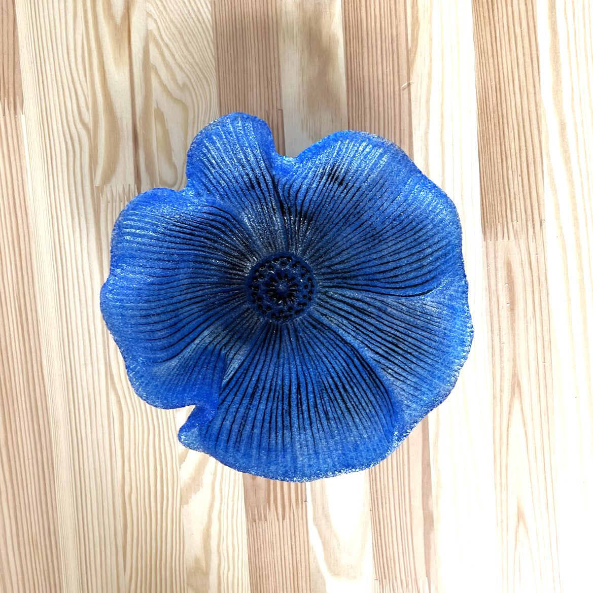 Glass Poppy Bowls
