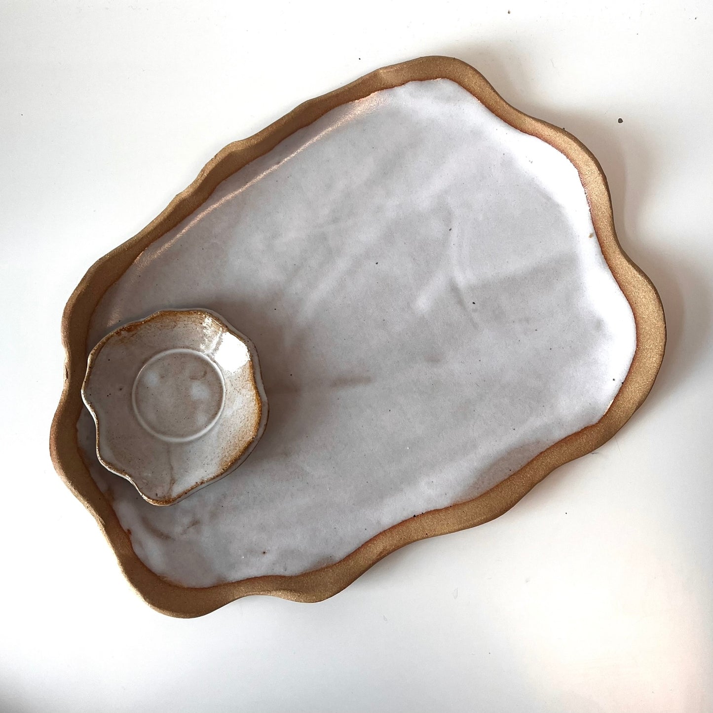 Snack Tray with Small Bowl