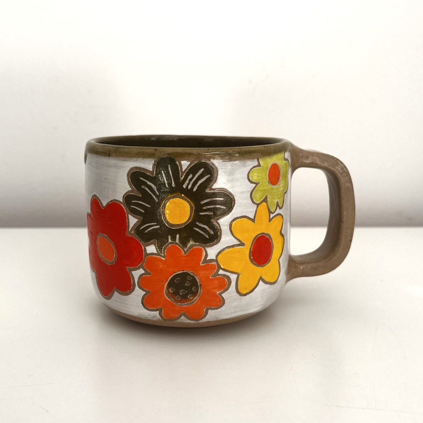 Colorful Flower Mug