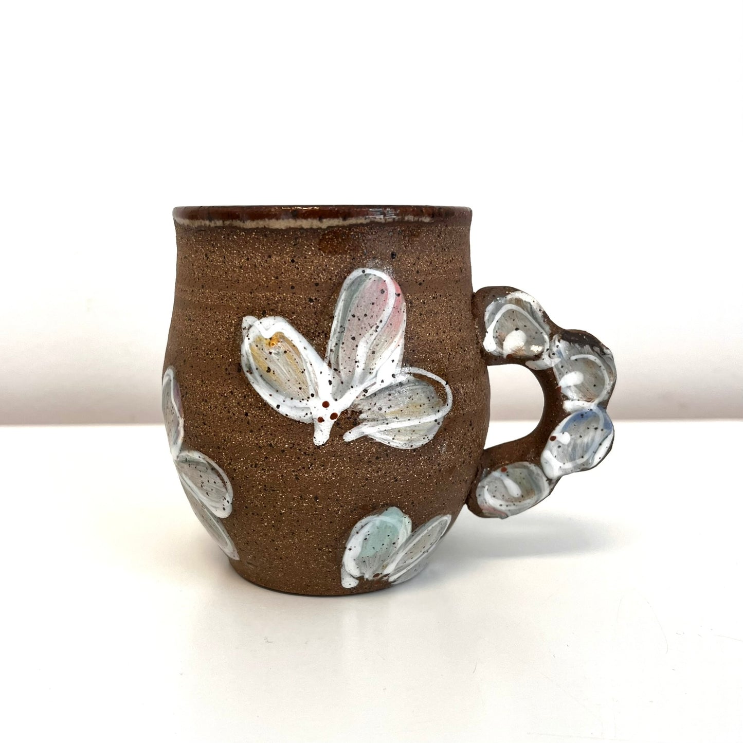 Hand-painted Flower Mug