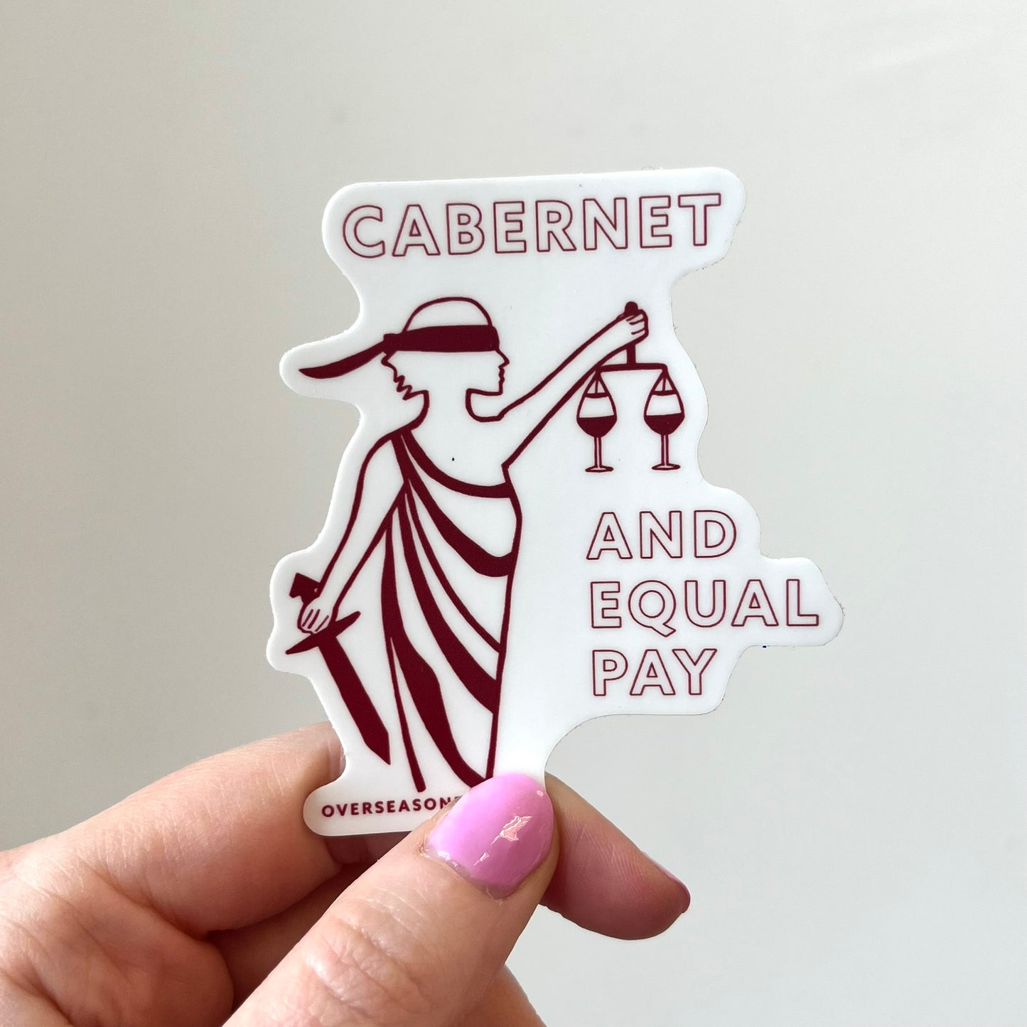 Cabernet Equal Pay Sticker