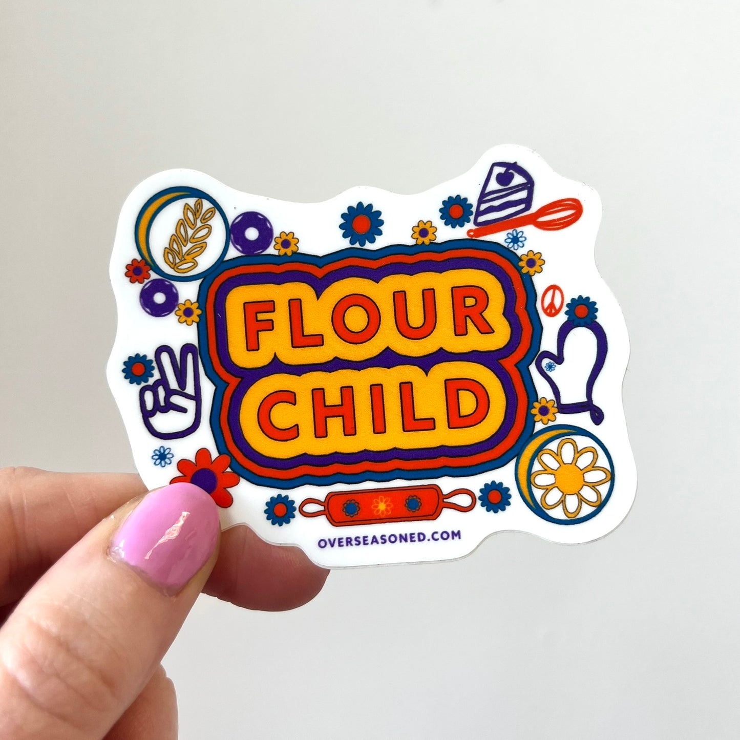 Flour Child Sticker