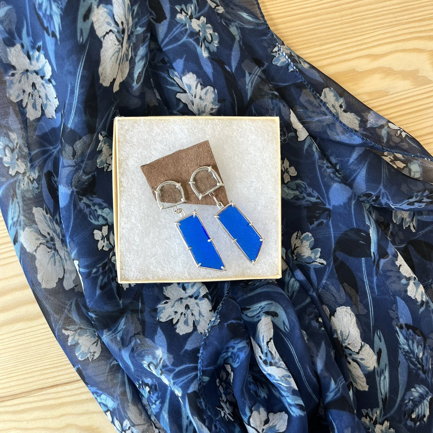 Handmade Stained Glass Earrings