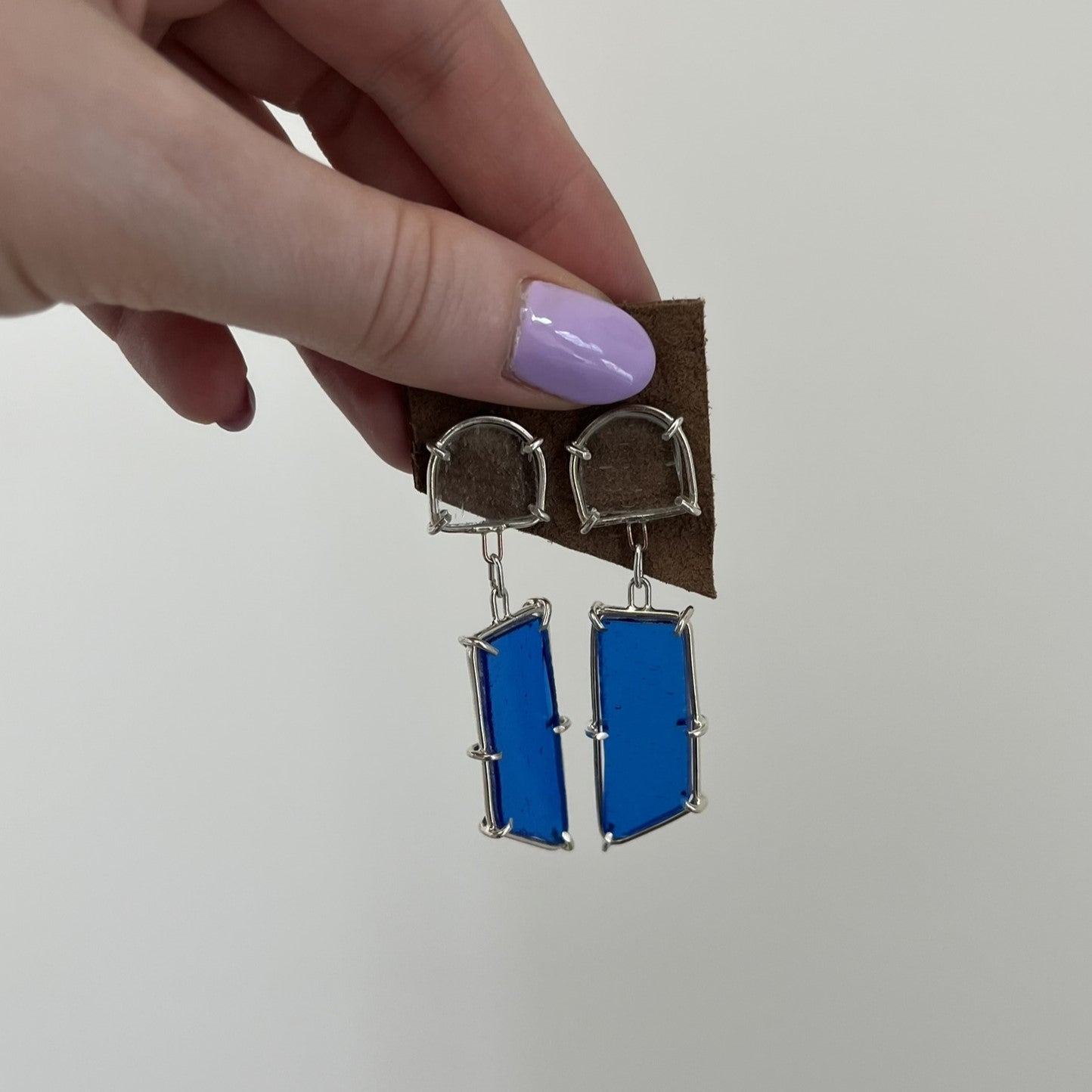 Handmade Stained Glass Earrings
