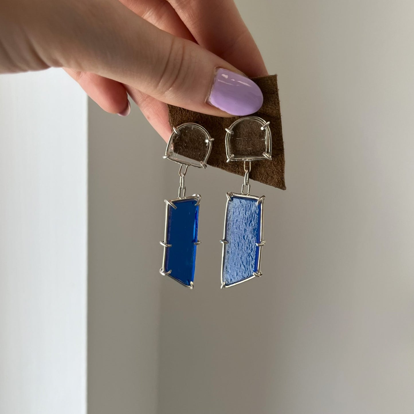 Handmade Stained Glass Earrings