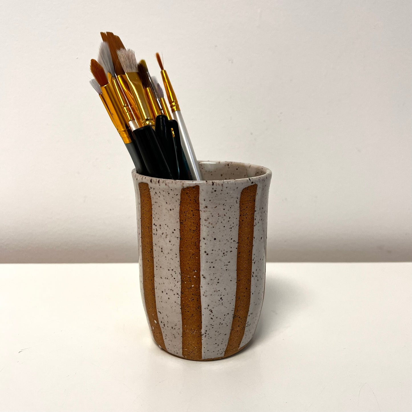 White Striped Tumbler