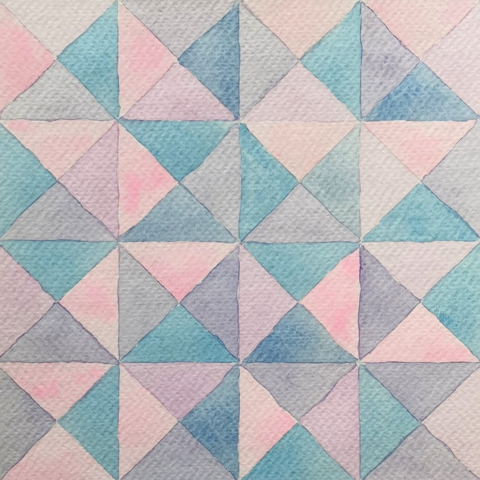 Oct 4 - Geometric Watercolor Painting