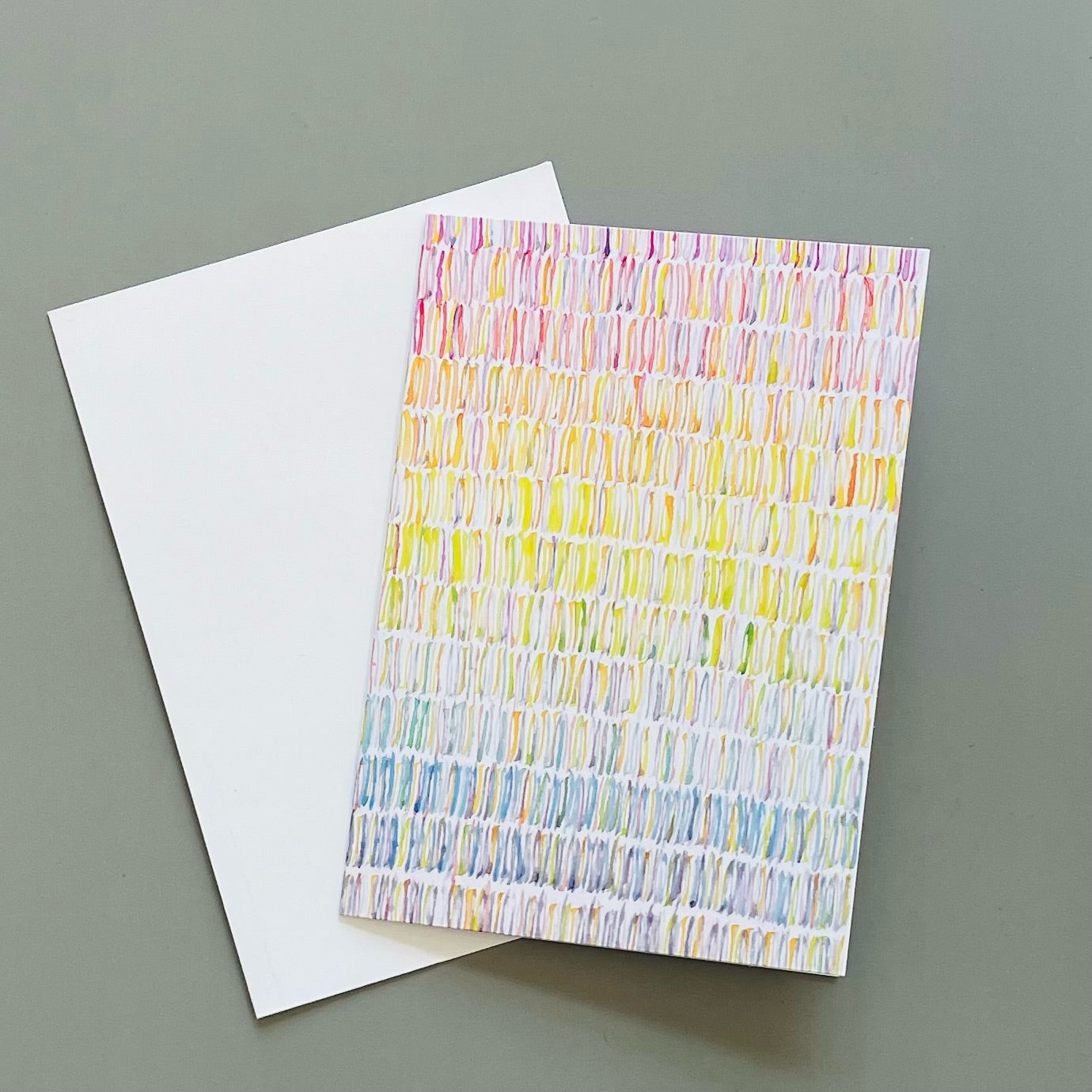 Rainbow Stripes Card (1109)
