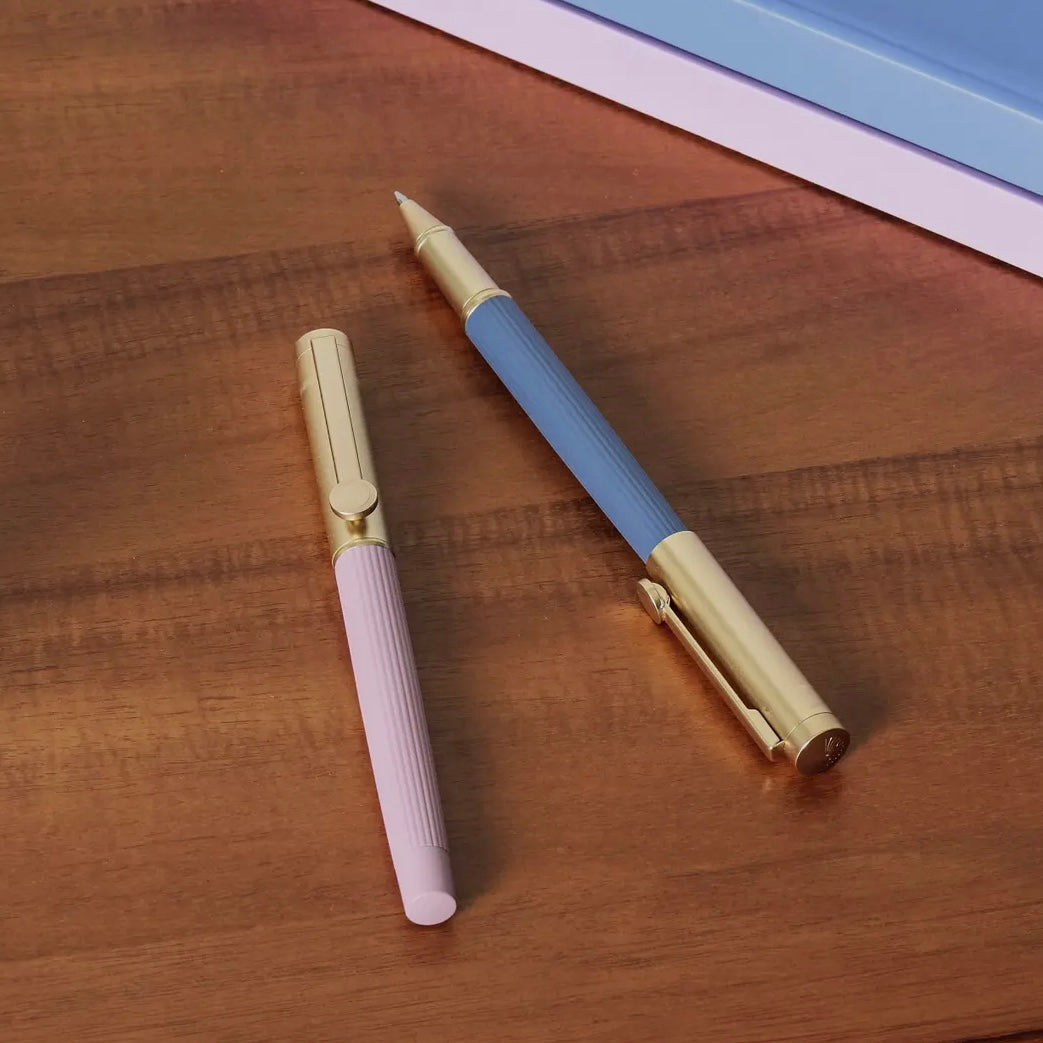 Metallic Rollerball Pens (Set of 2)