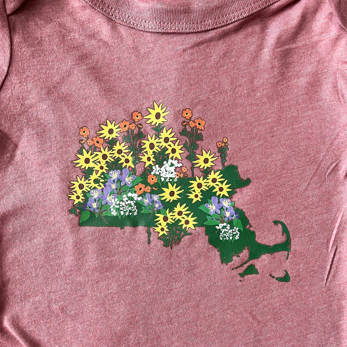 Baby Onesie - Massachusetts Wildflowers