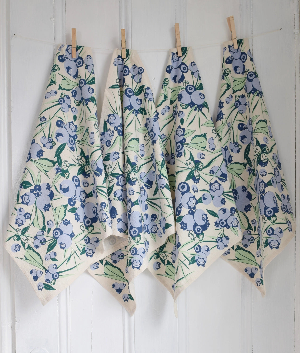 Wild Blueberry Cotton Napkins (Set of 4)