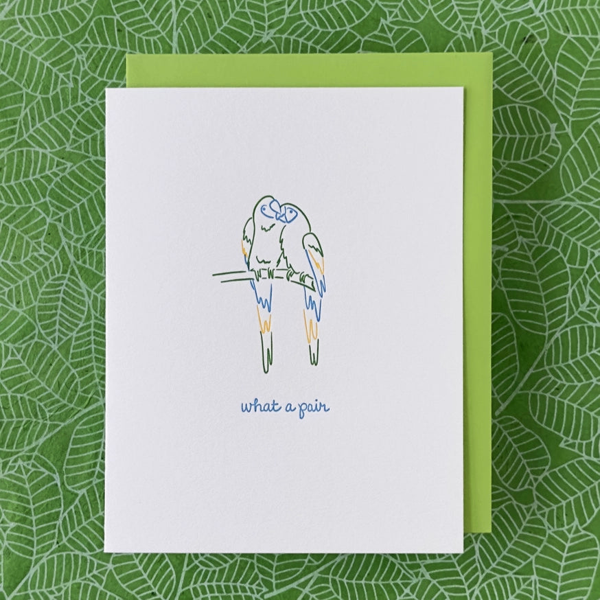 What A Pair Wedding Card