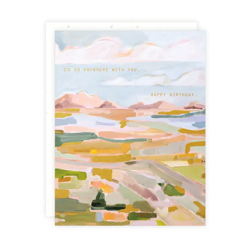 Birthday Card - Anywhere with You