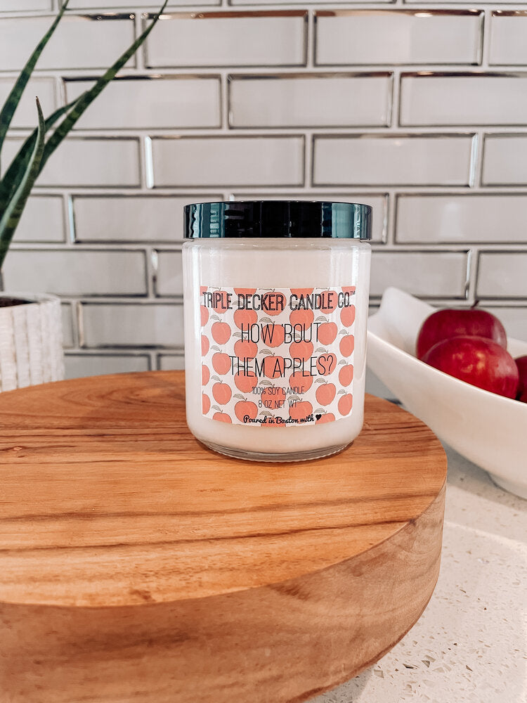 Triple Decker Candle - How 'Bout Them Apples