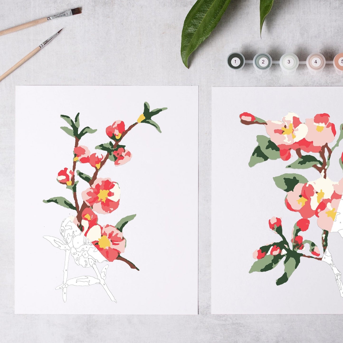 Paint by Number: Cherry Blossoms