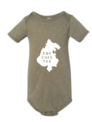 Dorchester Baby Bodysuit - Olive