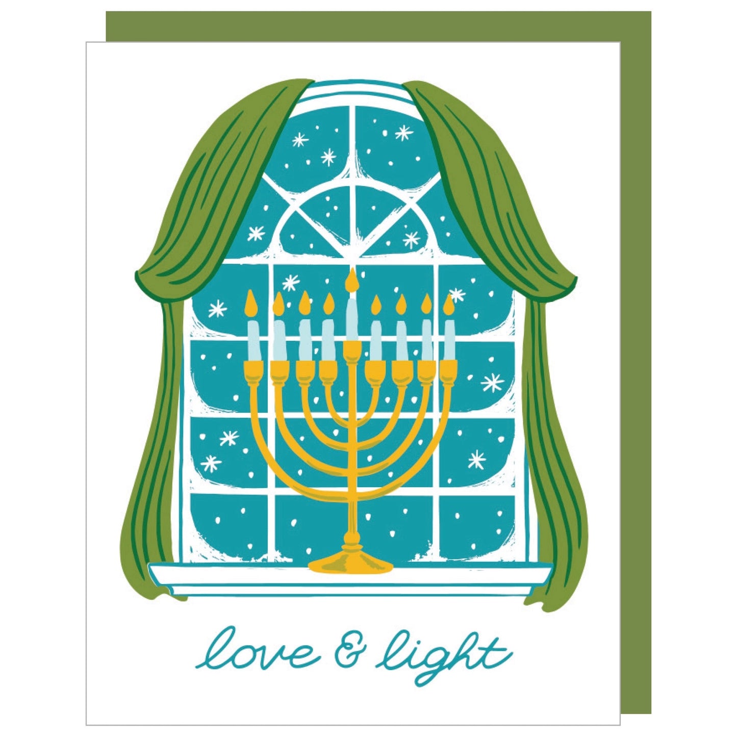 Love and Light Hannukah Card