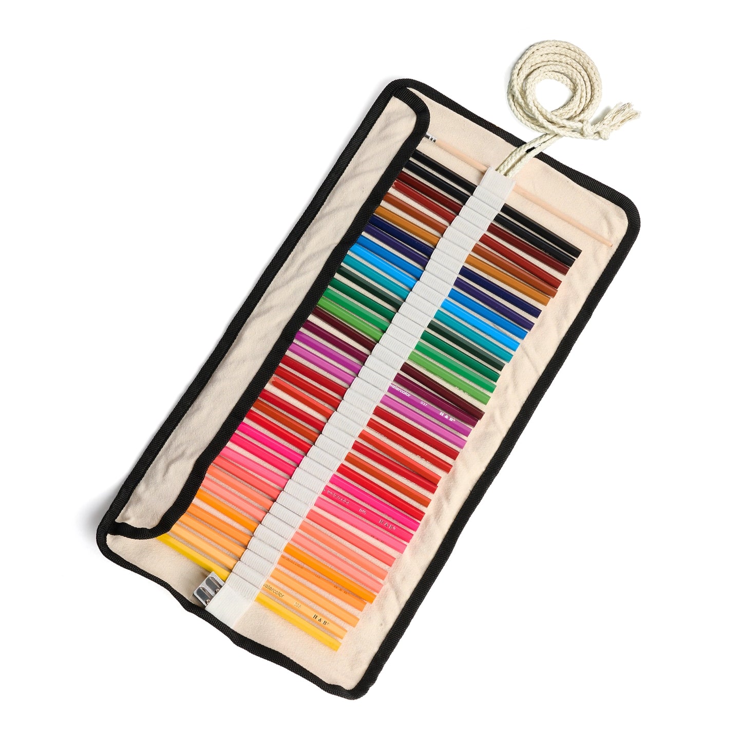 Watercolor Pencils Set with Canvas Wrap