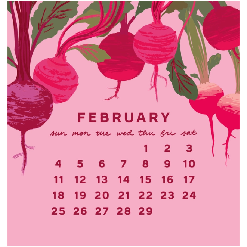 2024 Mini Calendar - Little Garden