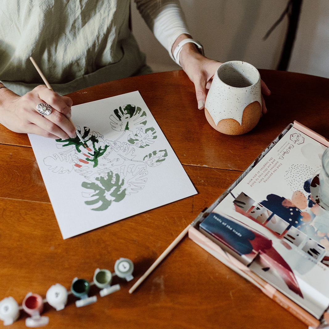 Paint by Number: Tropical Plants