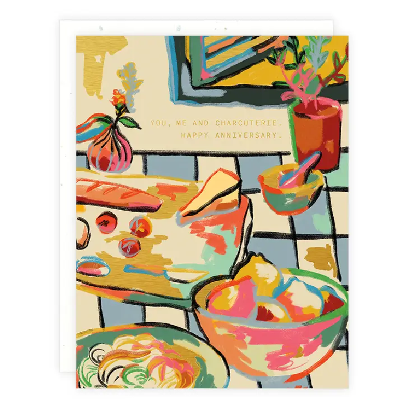 You Me and Charcuterie Anniversary Card