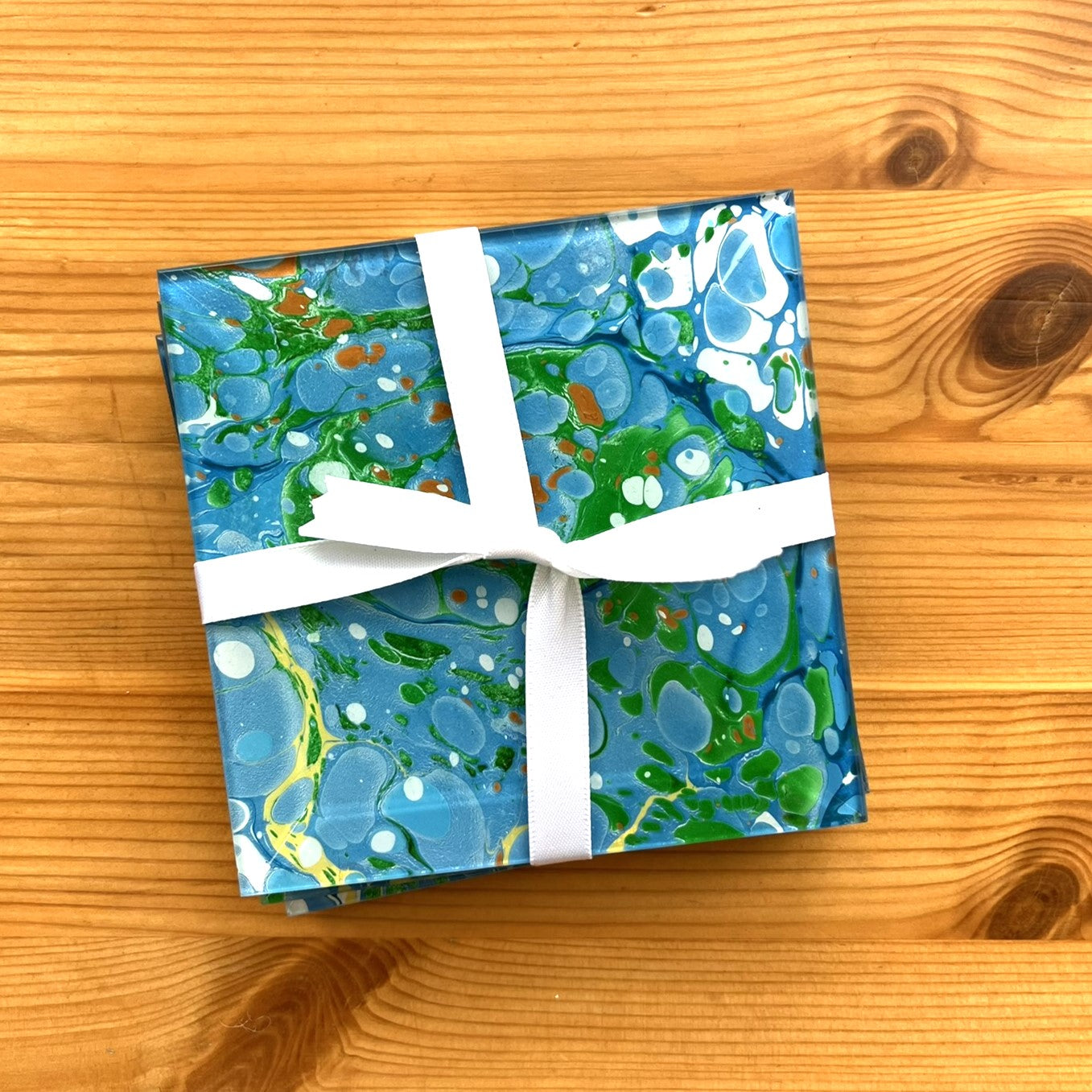 Hand-Marbled Coasters