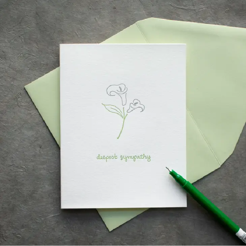 Sympathy Card - Deepest Sympathy