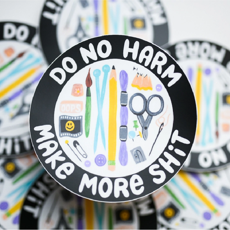 Do No Harm Sticker