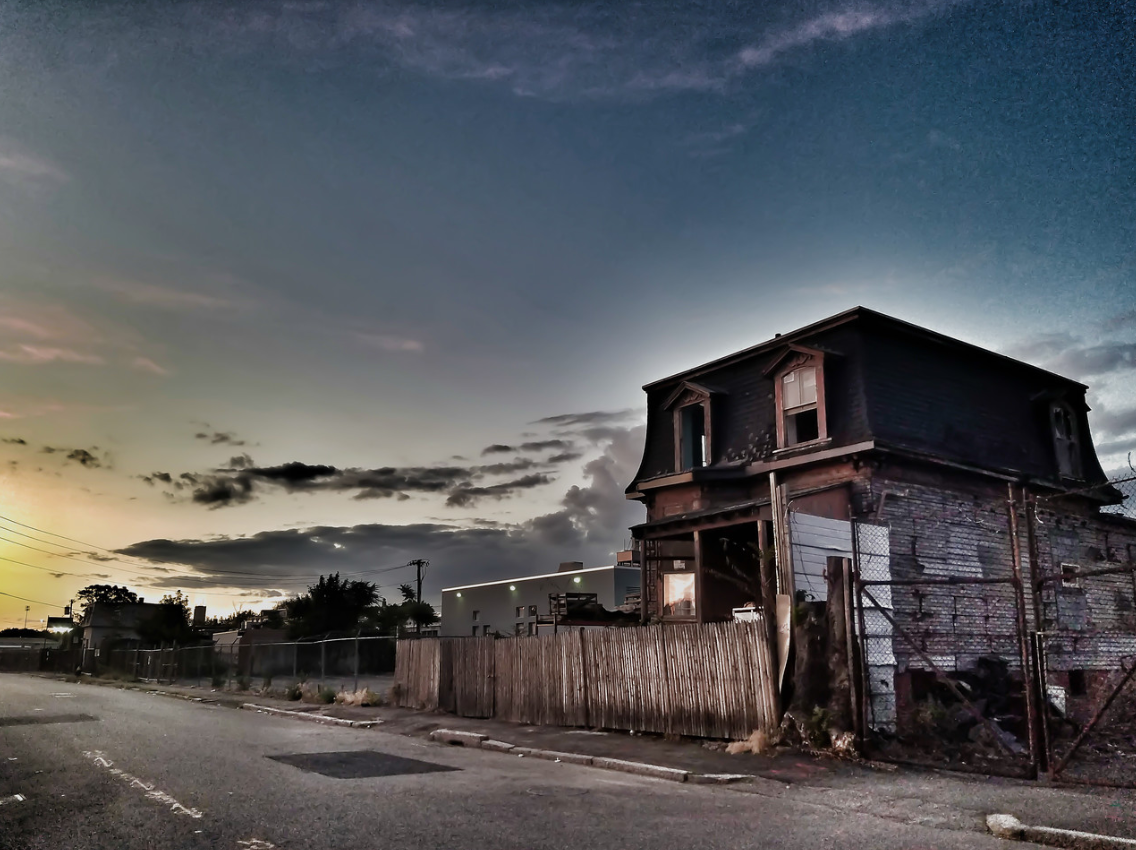 8x10 Photograph with Mat - Abandoned House, Dorchester