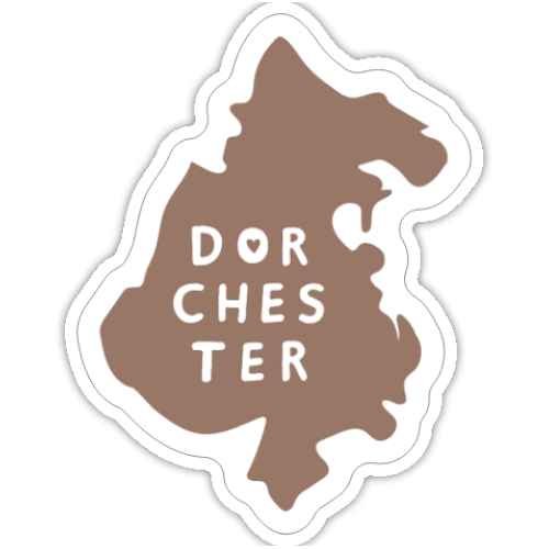 Dorchester Map Magnet