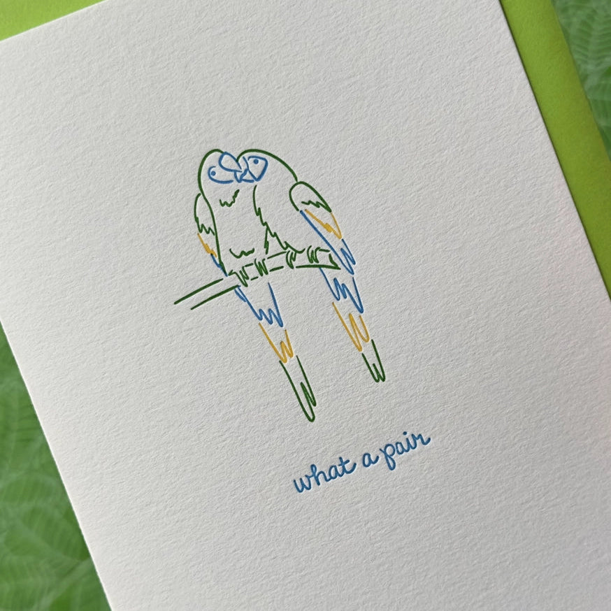 What A Pair Wedding Card