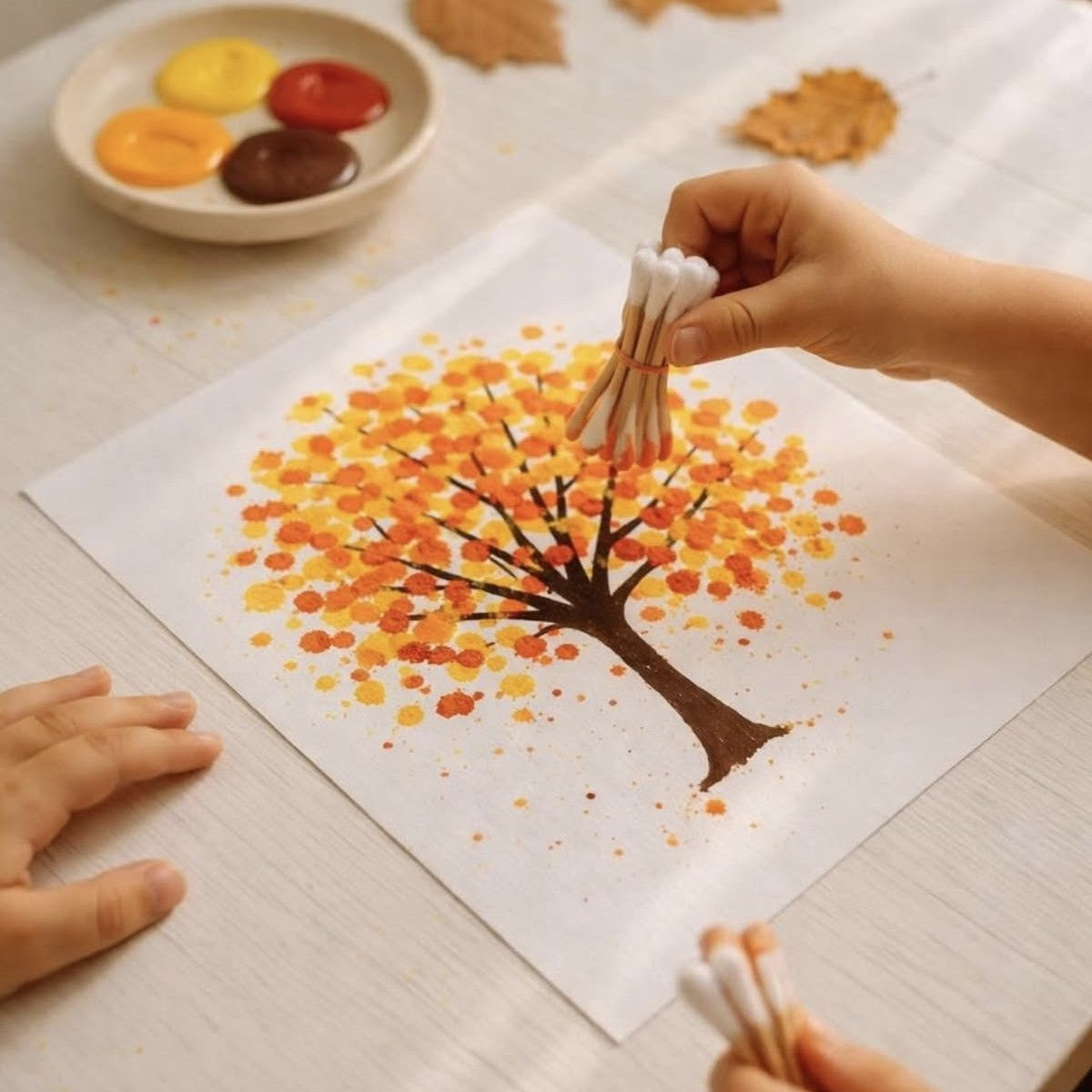 Sept 26 - Painting Fall Trees (for kids 4+)