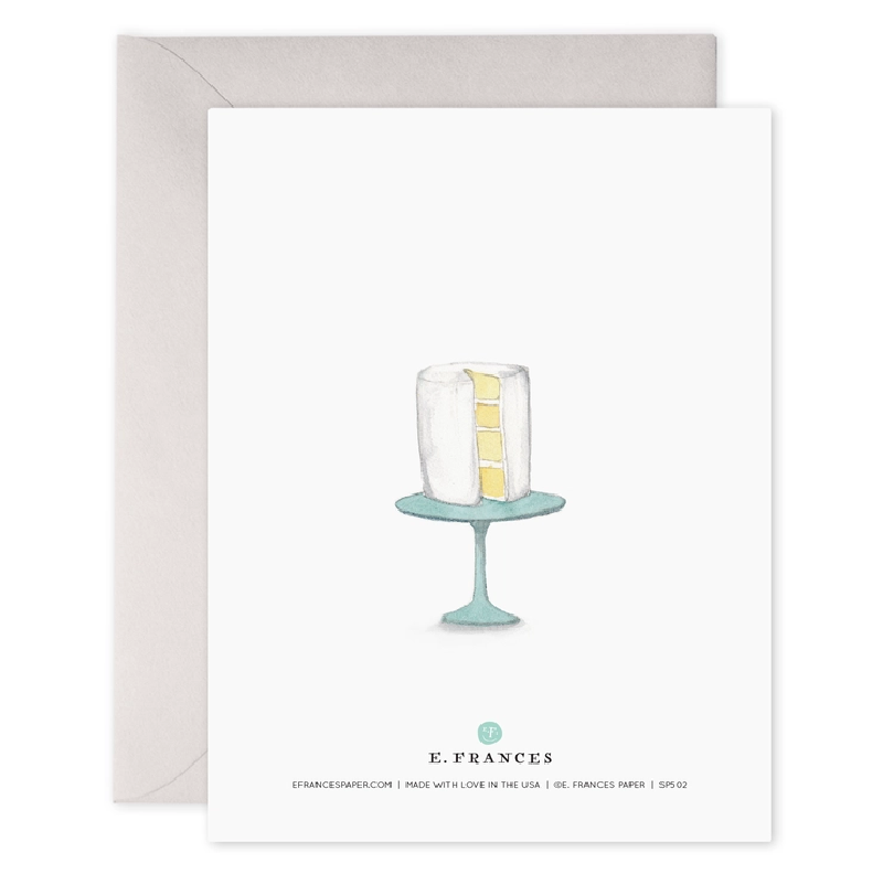 Wedding Cake Happy Wedding Card
