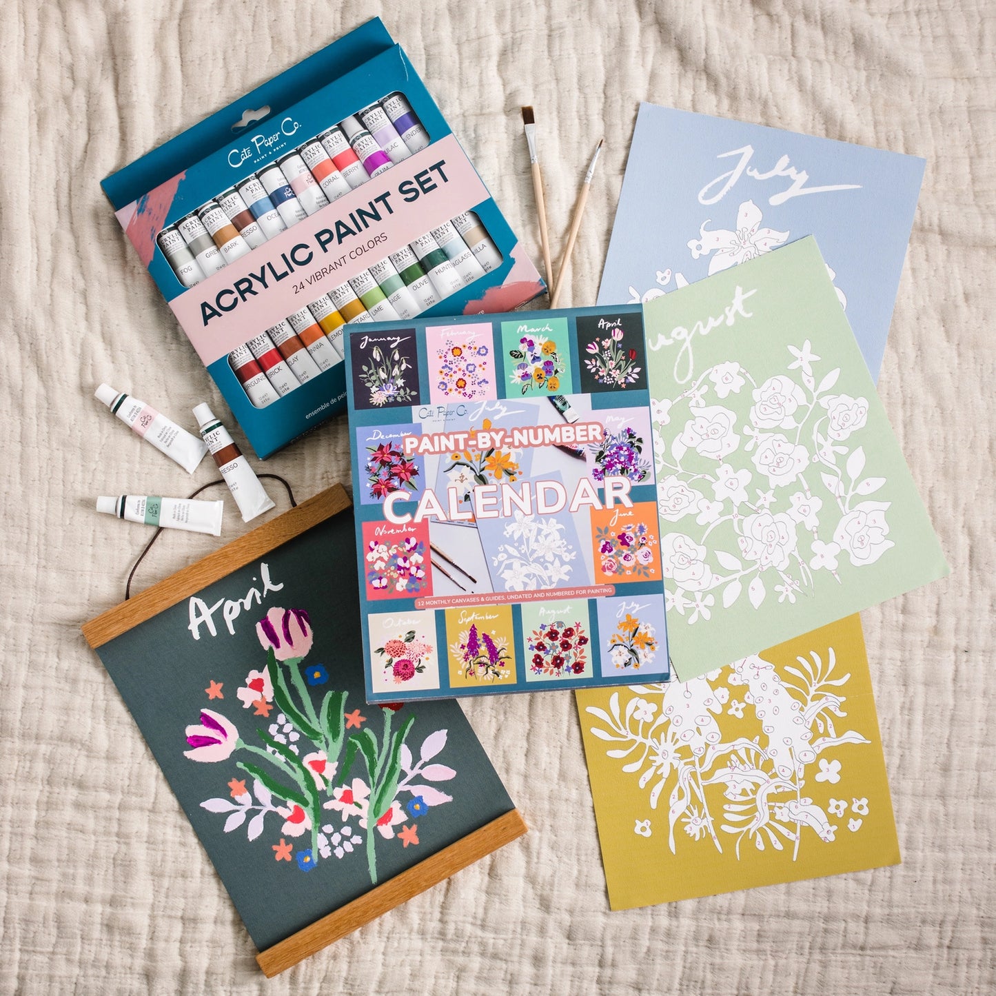 Paint by Number: Calendar Kit