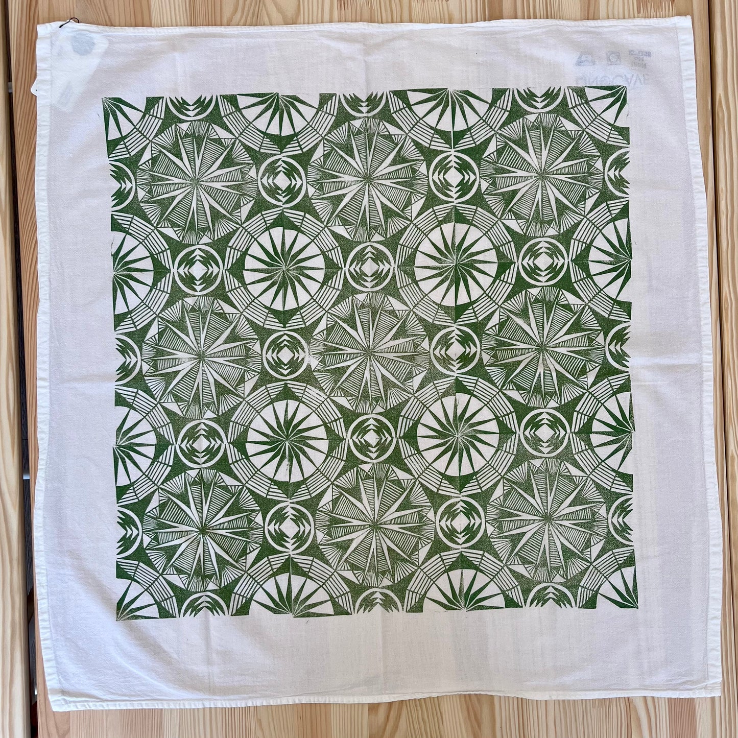Hand-Printed Tea Towels