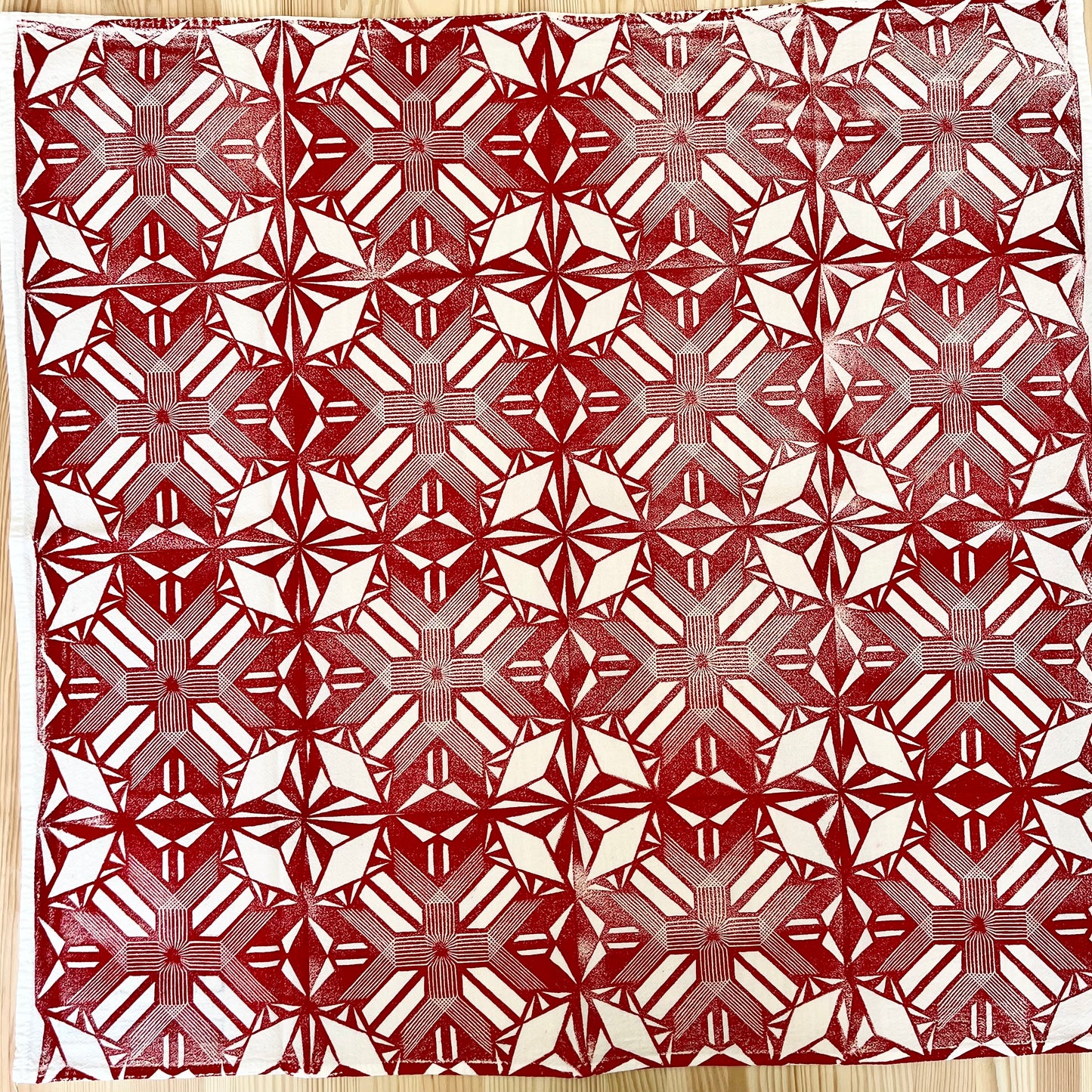 Hand-Printed Tea Towels